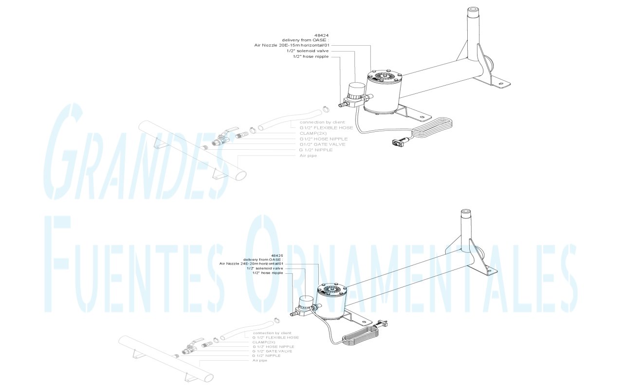 dimensiones airnozzle horizontal