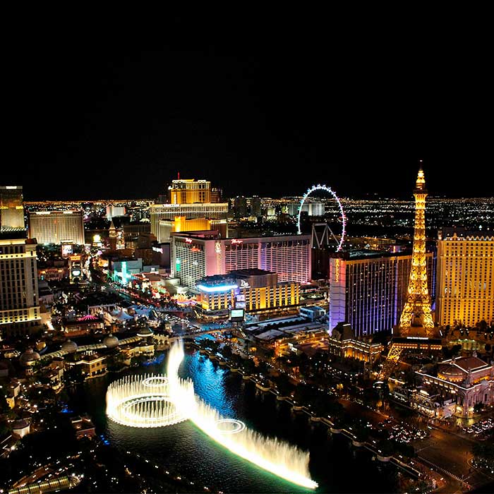 Fuente espectáculo en Las Vegas Fuente espectáculo en Las Vegas