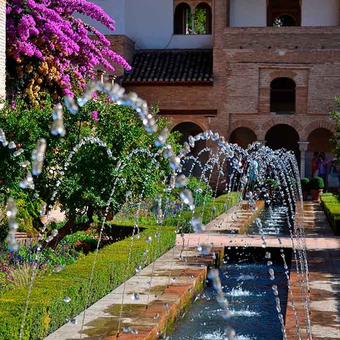Fuente rectangular Fuente rectangular